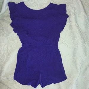 Girls Old Navy Size 10/12 Royal Blue Romper